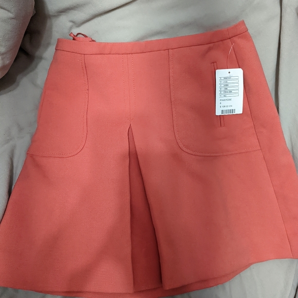 NWT Anthropologie Maeve Coral Skirt - Picture 5 of 9